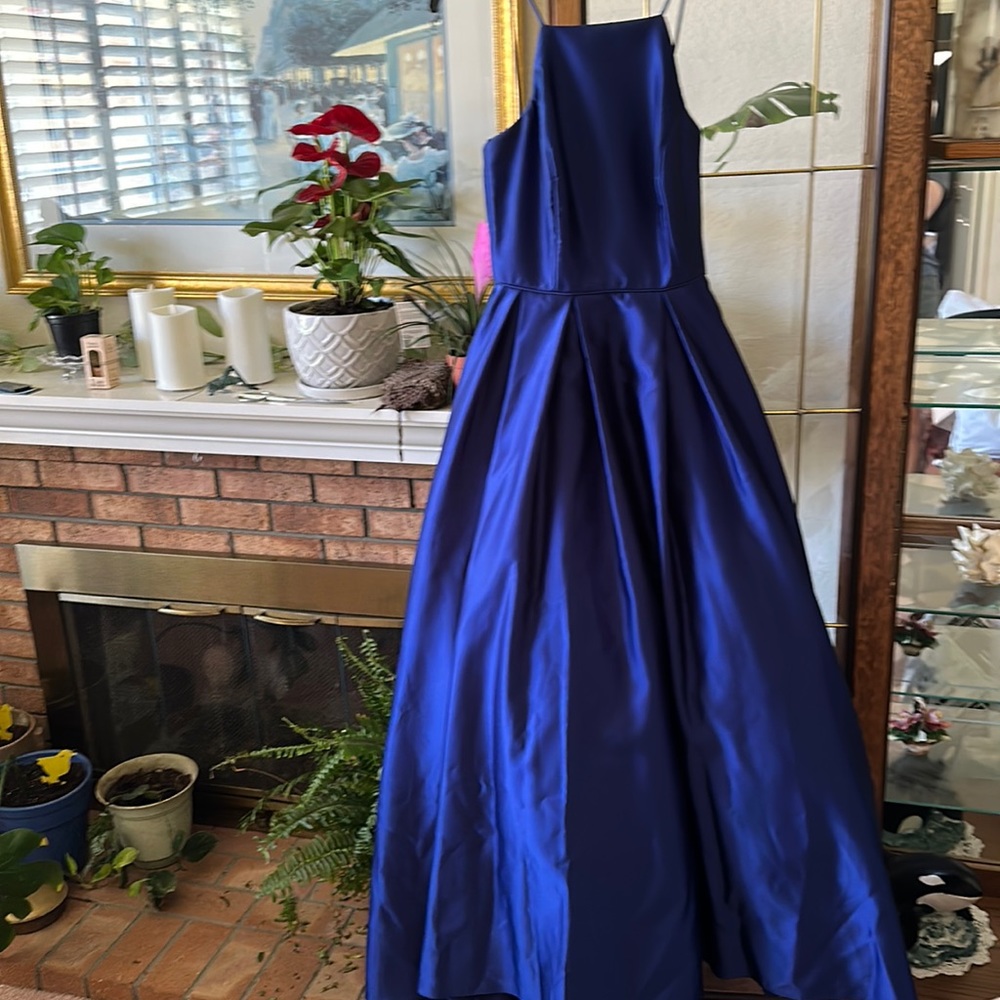 Navy blue Windsor prom dress